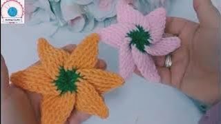 Wonderful 👌crochet dahlia  very easy 🌹🥰 chrochet [upl. by Francoise]