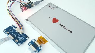 Arduino Tutorial EPaper Display [upl. by Shandie201]