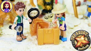 Digging for Gold  Treasure X Fossicking with Lego Friends Kids Toys [upl. by Letnoj]