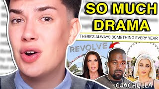 COACHELLA IS CRAZY james charles  more major moments [upl. by Ennaegroeg712]