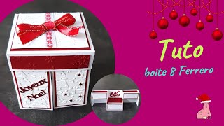 Tuto cadeau noël calendrier de lavent  Boite 8 Ferrero [upl. by Hellah]