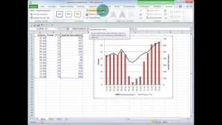 Grafiektypes combineren en een extra yas toevoegen aan een Excel grafiek [upl. by Arihaj]