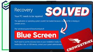 💥CrowdStrike Blue Screen Error How to Fix it  Blue Screen of Death Fixed  July 19 2024 [upl. by Sisak772]