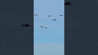 The iwm duxford Big Wing display 2024 [upl. by Nofpets]