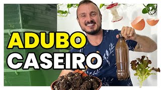 COMO FAZER COMPOSTAGEM  Dicas para fazer seu adubo caseiro em casa [upl. by Peddada]