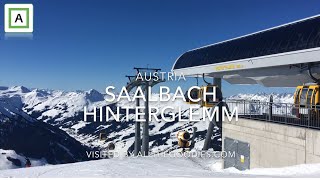 SaalbachHinterglemm ski destination Austria  allthegoodiescom [upl. by Jacquet]