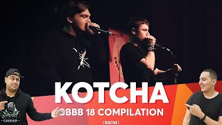 KOTCHA  Grand Beatbox Battle 2018 Compilation  REACTION [upl. by Eelyr36]