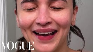 quotI Literally Dunk My Face in Icequot Alia Bhatt’s Guide to Ice Water Facials [upl. by Grigson]