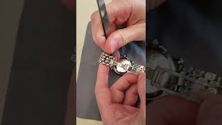 Chopard happy sport fish watch battery replacement [upl. by Aliuqaj278]