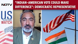 US Elections  quotIndianAmerican Vote Could Make Differencequot Democratic Representative Of California [upl. by Enellij]