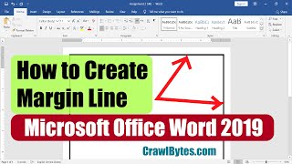 How to Create Margin Line in Microsoft Office Word 2021  Margin Line In MS Word 2021 [upl. by Hamimej164]