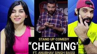 CHEATING  Stand Up Comedy ft ANUBHAV SINGH BASSI  Reaction Video  Cheating Reaction Video 🤣🤣 [upl. by Maury]