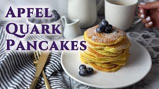 Apfel Quark Pancakes LowCarb [upl. by Ahsyek209]