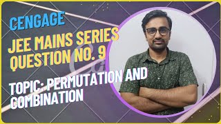 JEE Mains Series  Question No  9 mathezee  jeemains permutation [upl. by Haraf]