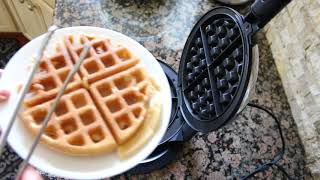 Demonstration and Review on Oster Flip Belgian Waffle Maker  CKSTWFBF10 [upl. by Deehan]