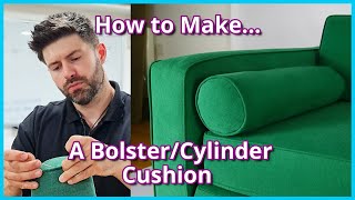 HOW TO MAKE A BOLSTER CUSHION  SEWING amp UPHSOLTERY TIPS AND TRICKS  FaceliftInteriors [upl. by Yellehs608]