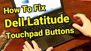 How to Fix Dell E7270 Touchpad Buttons Not Working DIY Replace Replacement [upl. by Neliak]