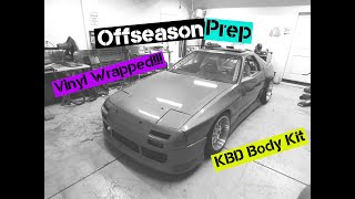 LS FC Rx7 Gets Wrapped amp KBD Body Kit [upl. by Billmyre]