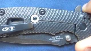 ZERO TOLERANCE knife ZT0560 BW black washed [upl. by Berkow448]