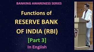 Functions of RBI  Banker to Banks  Lender of Last Resort [upl. by Ehsiom]