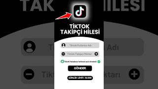 Tiktok Aktif Takipçi Kasma Günde 10000 Takipçi [upl. by Lula735]