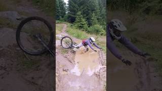 How to survive morzine in the wetvlog is live now 😄 mtb france funny [upl. by Resiak]