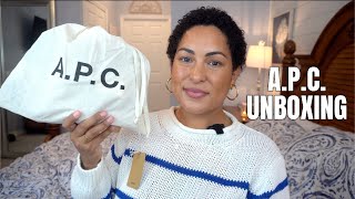 HANDBAG UNBOXING APC GRACE MINI  you will love this color [upl. by Alled]