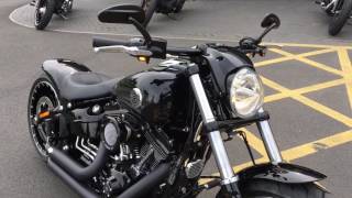 HarleyDavidson Breakout with Thunderbike Rear Fender [upl. by Erdnaxela750]