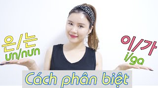 Cách Phân Biệt 은는 và 이가 [upl. by Sugirdor]