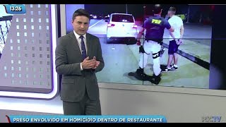 Envolvido em homicídio dentro de restaurante em São José é preso [upl. by Eirrahs]