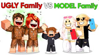 UGLY Family vs MODEL Family Brookhaven RP [upl. by Ihskaneem]