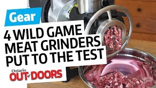 4 wild game meat grinders put to the test [upl. by Gunas]