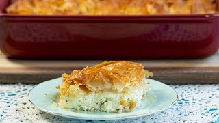 Tiropita Greek Feta amp Phyllo Pie [upl. by Ahcilef]