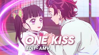 Tanjiro X Kanao  One Kiss 『EDITAMV』 [upl. by Tedmund]