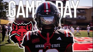 COLLEGE FOOTBALL GAME DAY VLOG  Arkansas State vs ULM [upl. by Skrap]