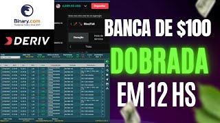 Estratégia Deriv  como dobrei um abanca de 100 usando o indicador mt5 elite flash [upl. by Anpas153]