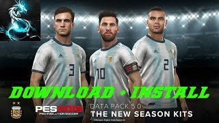 PES 2019  Data Pack 50 DLC 5  Patch 105  Download  Install  Tutorial PC [upl. by Bonucci]