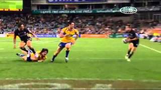 Benji Marshall Flick Pass vs Eels [upl. by Saddler96]