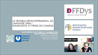 Webinaire Le trouble développemental du langage oral dysphasie diagnostic et prises en charge [upl. by Andromeda768]