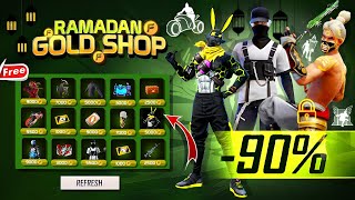 Free Fire New Ramadan Gold Shop Confirm ✅🥳 Fire New Event  Ff New Event  Ff new event today [upl. by Tillie884]