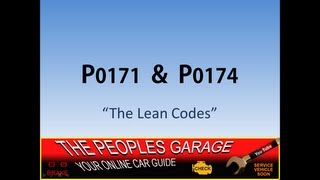 How to Diagnose Codes P0171 amp P0174  Lean Bank 1 amp 2 [upl. by Manoff]