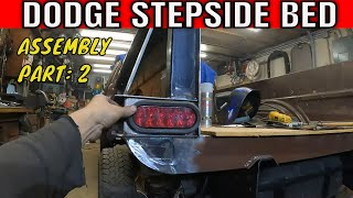 Rebuilding a Dodge Stepside Bed Part 2 [upl. by Ayyidas]