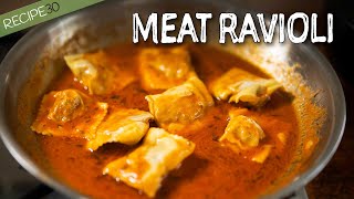 Cheese amp Meat Ravioli Recipe the best homemade ravioli ever [upl. by Dusza]