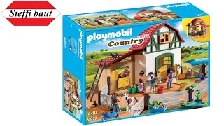 Playmobil Country 6927 Pony Farm unboxing amp build [upl. by Ivanah]