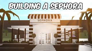 BUILDING SEPHORA IN BLOXBURG [upl. by Ellenod]