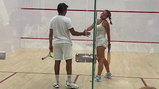 quotHow To Play Intelligent Squashquot Alex Toth versus Husein Rahemtulla [upl. by Cleodal813]