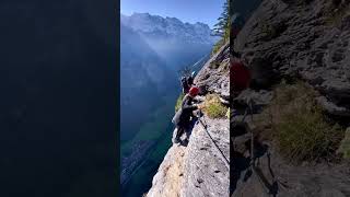 MURREN VIA FERRATA Switzerland The Perfect Getaway for Adventure Seekers [upl. by Cate]