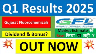 GUJARAT FLUOROCHEMICALS Q1 results 2025 GUJARAT FLUORO results today  GUJARAT FLUOROCHEMICALS News [upl. by Akina643]