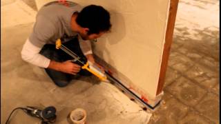 HOW TO Patch a Concrete Floor with Rapid Refloor by Dancer Concrete [upl. by Naujat677]