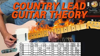 Country Lead Guitar Theory  Understand How to Improvise Country Guitar Solos [upl. by Necaj973]